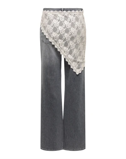Only - ONLSof Lace Scarf - Antique White 